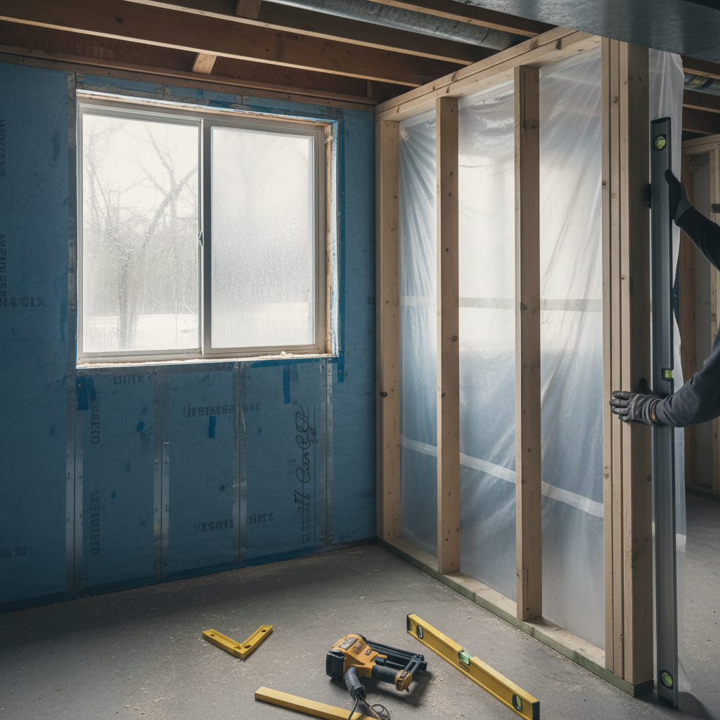 Basement Finishing process step 01