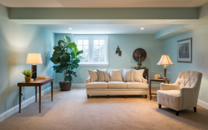 Professional basement finishing