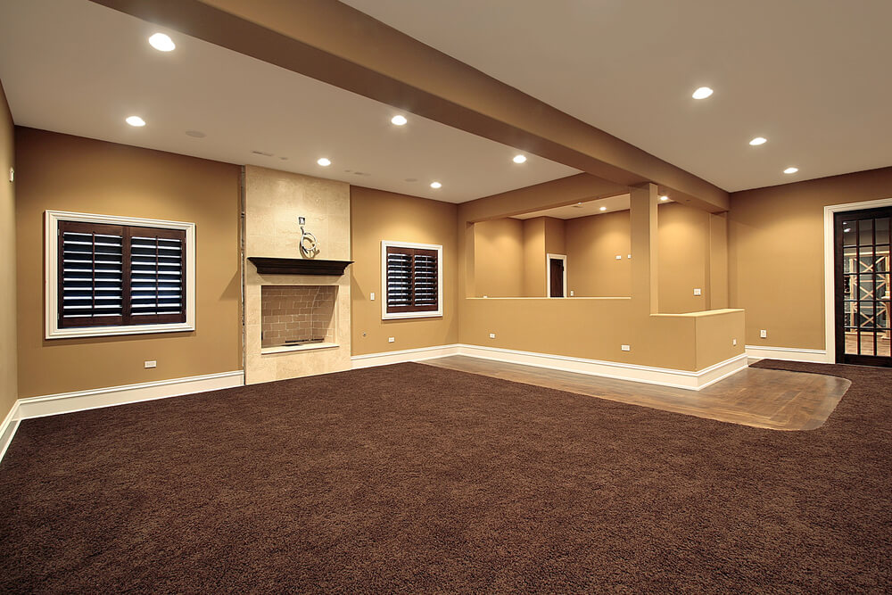 beautiful basement