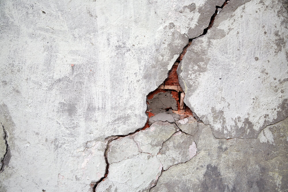 crack on a floor