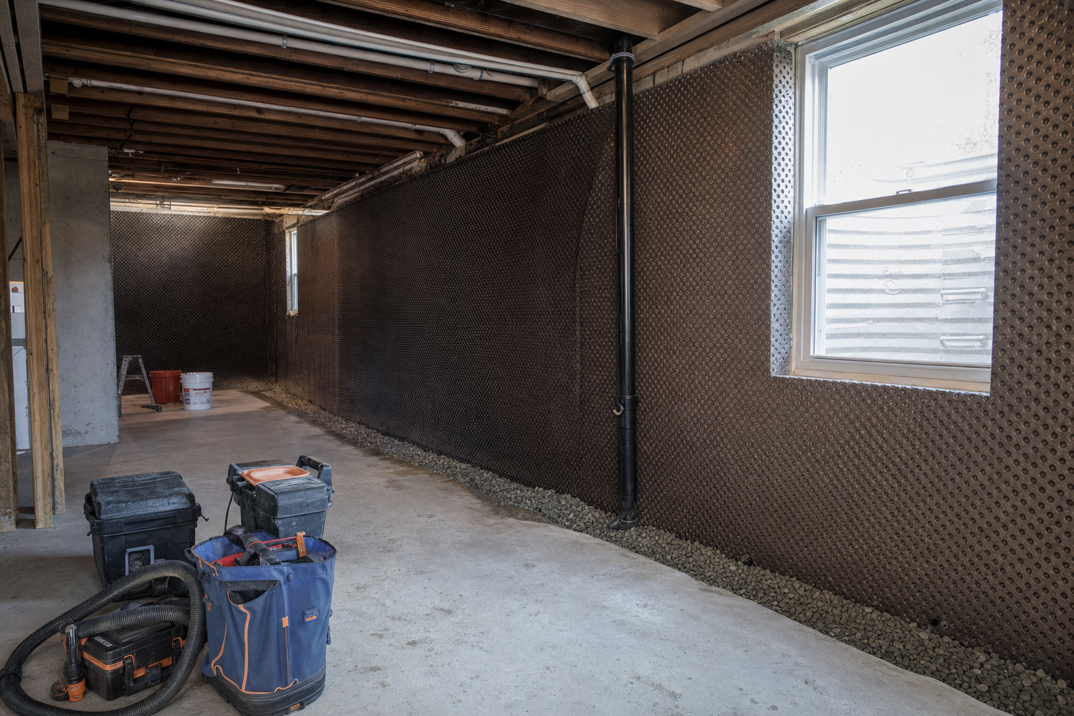Inside a basement waterproofing project: 4-day timeline + photos — hero image