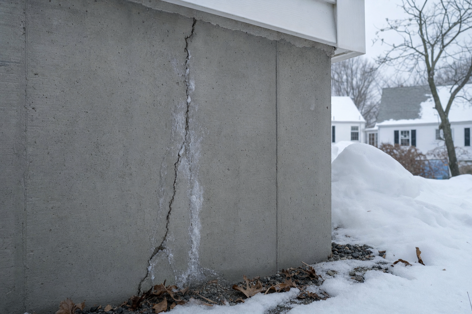 Winter freeze-thaw and foundation cracks: what to watch for — hero image